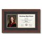 ArtToFrames 8.5x11 inch Diploma Frame with 6" x 8" Inch Image Opening - Framed with Black and Gold Mats, Comes with Regular Acrylic and Sawtooth Hanger for Wall Hanging (DT-8.5x11)